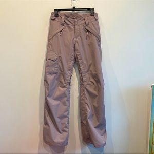 NEW women’s North Face Taupe snow pants.